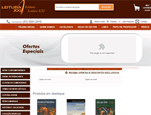 Tablet Screenshot of leituraxxi.com.br
